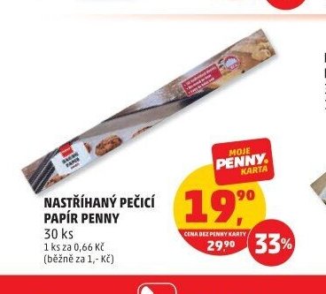Nastříhaný pečící papír Penny