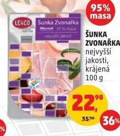 Šunka Zvonařka nejvyšší jakosti 100 g