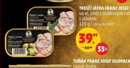 Tresčí játra Franz Josef