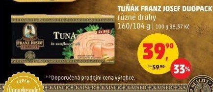 Tuňák Franz Josef duopack