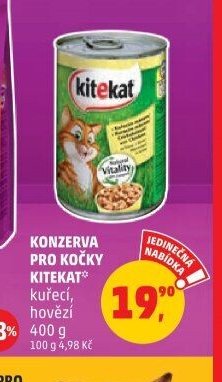 Konzerva pro kočky Kitekat