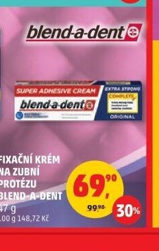 Fixační krém na zubní protézu Blend-a-dent