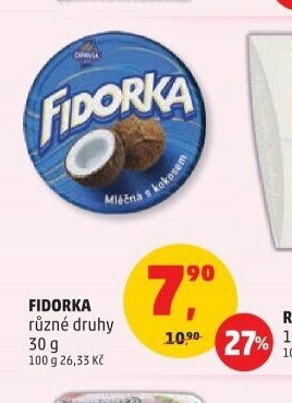 FIDORKA různé druhy 30 g