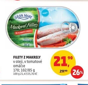 Filety z makrely