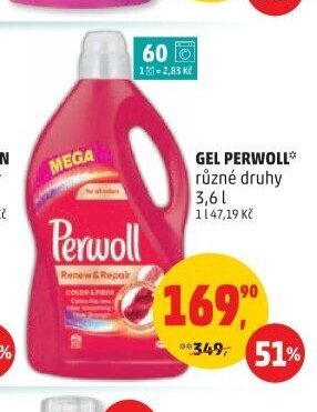 GEL PERWOLL různé druhy 3,6 l