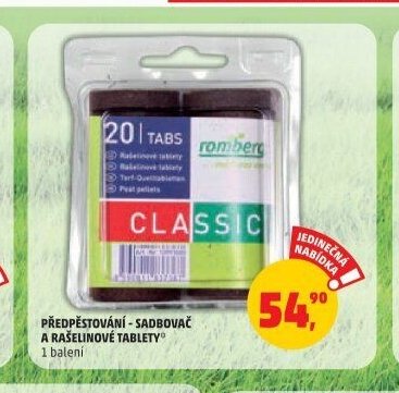PŘEDPĚSTOVÁNÍ - SADBOVAČ A RAŠELINOVÉ TABLETY