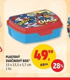 PLASTOVÝ SVAČINOVÝ BOX
