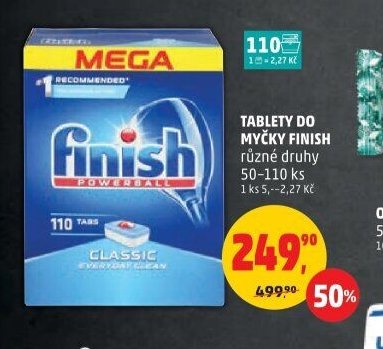 Tablety do myčky Finish