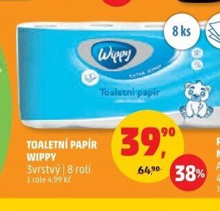 TOALETNÍ PAPÍR WIPPY