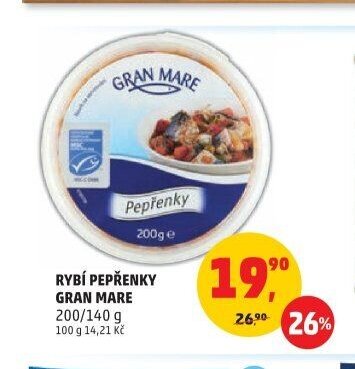 Rybí pepřenky Gran Mare