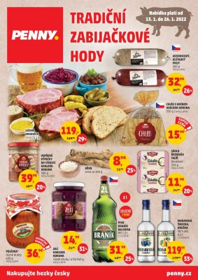akční leták Penny Market 13.1.2022-26.1.2022