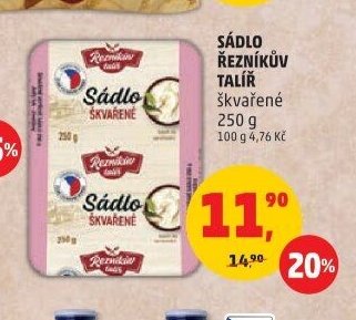 Sádlo Řezníkův talíř