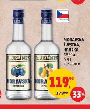 Moravská švestka, hruška