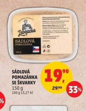 Sádlová pomazánka se škvarky
