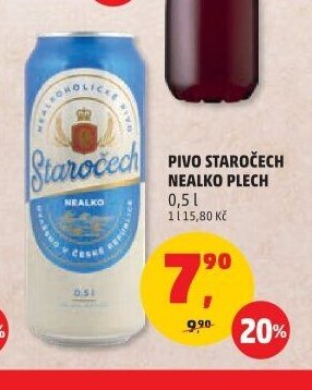 PIVO STAROČECH NEALKO PLECH