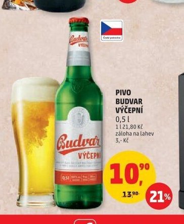 PIVO BUDVAR VÝČEPNÍ