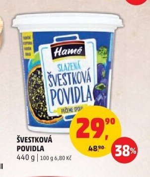 Švestková povidla Hamé
