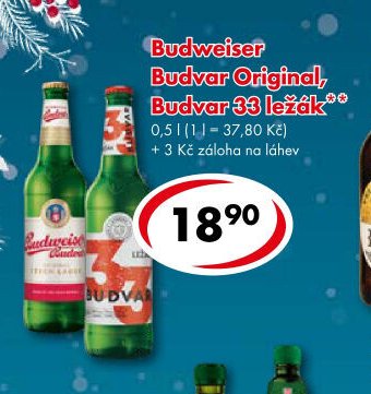 Budweiser Budvar Original, Budvar 33 ležák