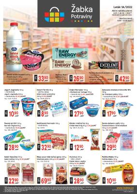 akční leták Žabka 5.1.2022-18.1.2022