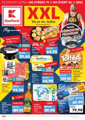 akční leták Kaufland 19.1.2022-25.1.2022