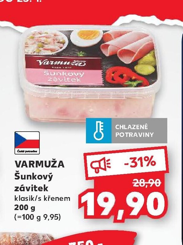 VARMUŽA Šunkový závitek