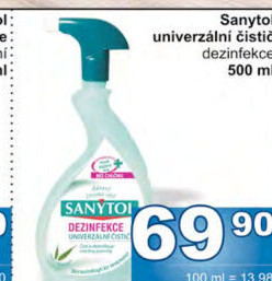 Dezinfekční univerzální čistič ve spreji Sanytol