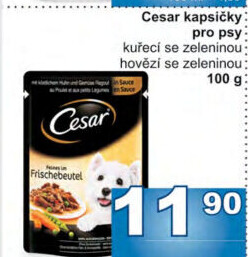 Kapsičky pro psy Cesar
