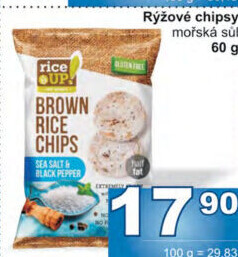 Rýžové chipsy Rice Up