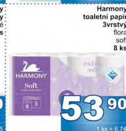 Toaletní papír 3vrstvý Harmony
