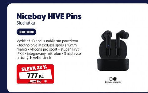 Niceboy HIVE Pins Sluchátka