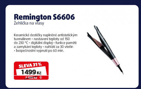 Žehlička na vlasy Remington S6606 Curl & - Datart akcniletaky.com