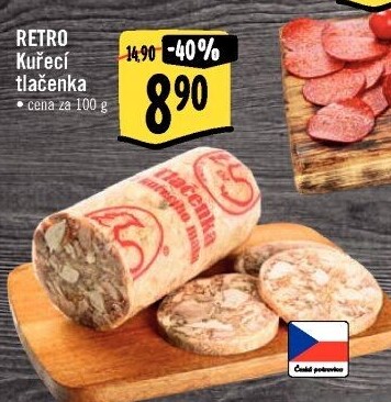 Kuřecí tlačenka Retro Albert