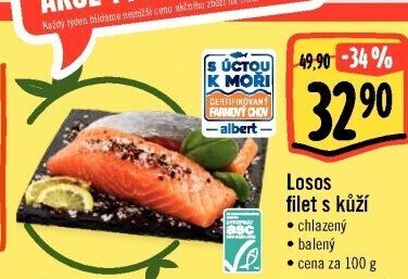 Losos filety Albert