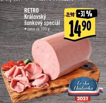 Salám šunkový královský speciál Albert Retro