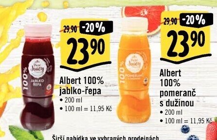 Šťáva 100% Albert
