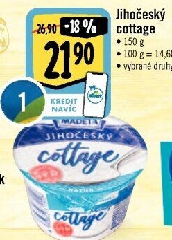 Sýr Cottage Jihočeský Madeta