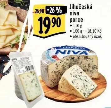 Sýr Niva Jihočeská 50% Madeta
