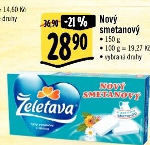 Sýr tavený Nový smetanový Želetava