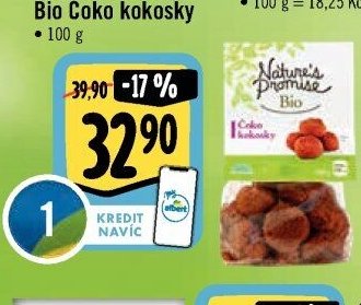 Nature’s Promise Bio Čoko kokosky