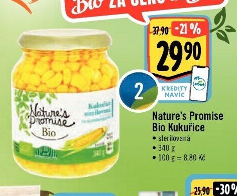 Nature’s Promise Bio Kukuřice