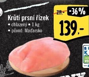 Krůtí prsní řízky