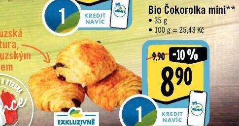 Rolka čokoládová bio