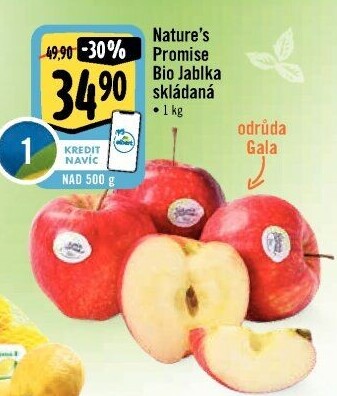 Jablka Gala bio Nature'