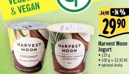Jogurt rostlinný bio bez laktózy Harvest Moon