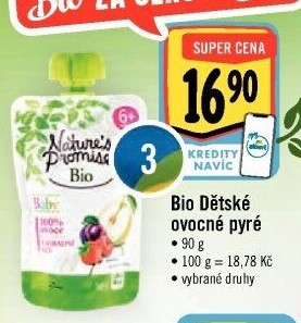 Kapsička ovocná 100% Bio Baby Nature'