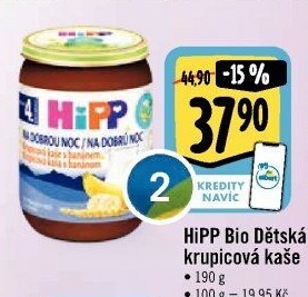 Krupicová kaše dětská Bio Hipp