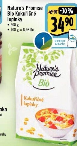 Lupínky kukuřičné bio Nature'