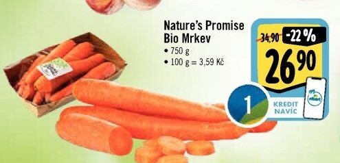 Mrkev bio Nature'