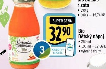 Nápoj dětský bio Nature'