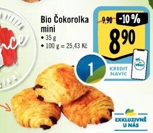 Rolka čokoládová bio